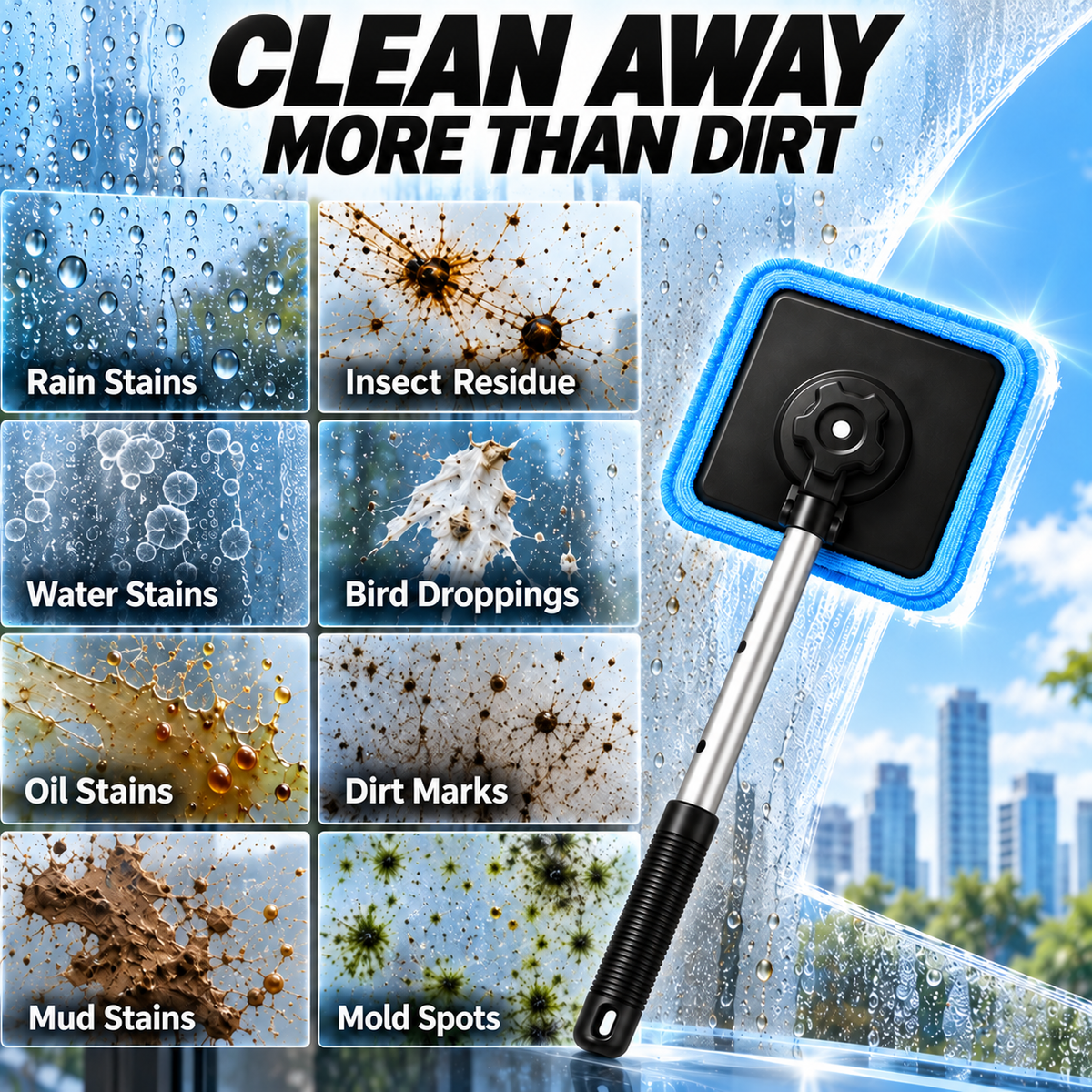 Limited-Time 30% OFF MagnaGrip™ Magnetic Windshield Cleaner