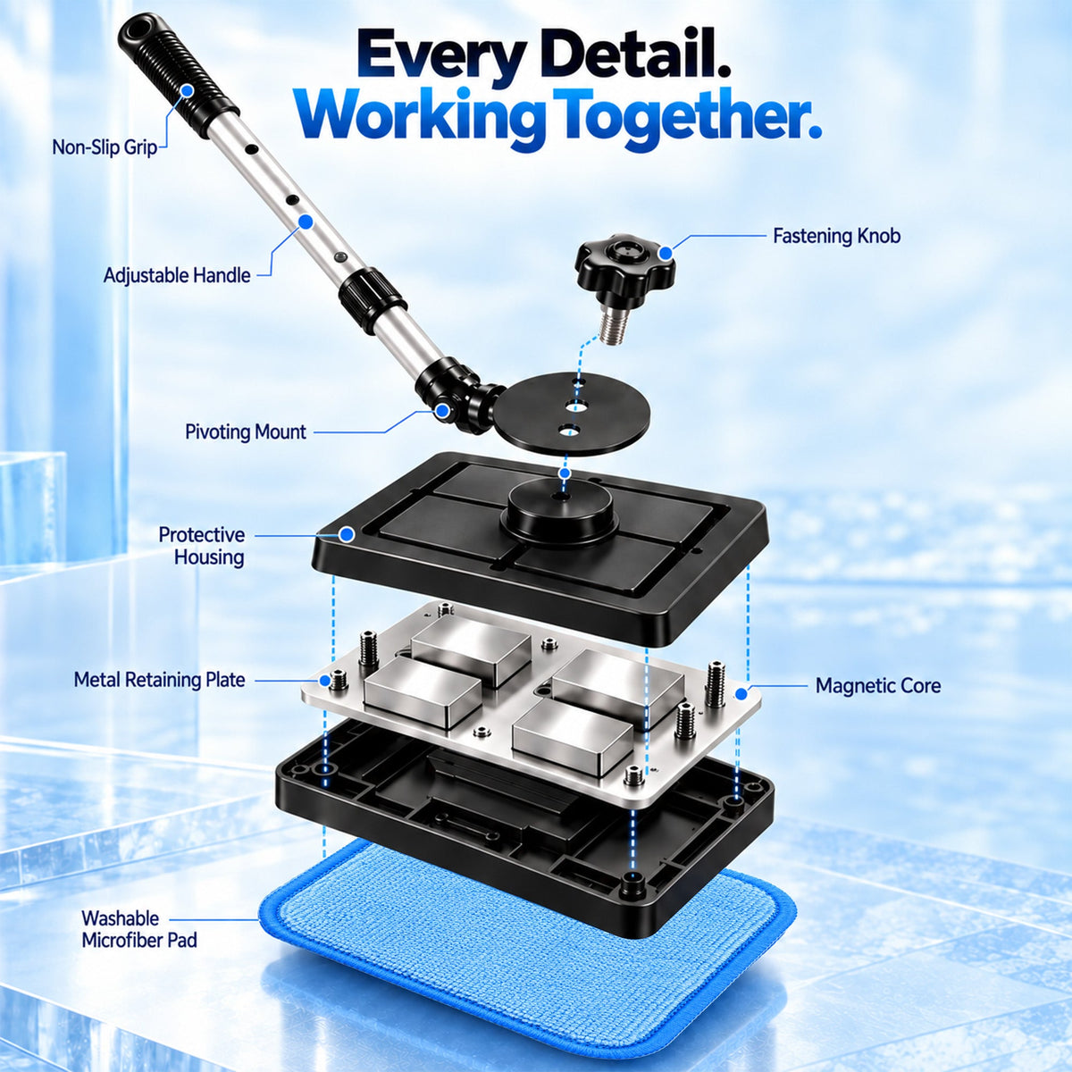 Limited-Time 30% OFF MagnaGrip™ Magnetic Windshield Cleaner