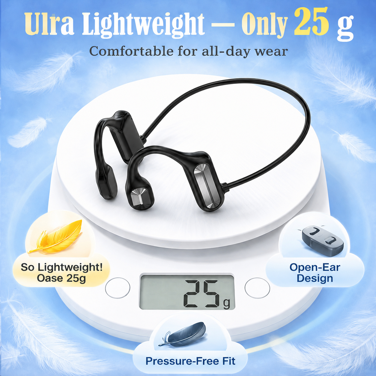 ⏳Limited time 70% discount🔥𝑺𝑪𝑵𝑫𝑹® Bone Conduction Smart Bluetooth Earphones