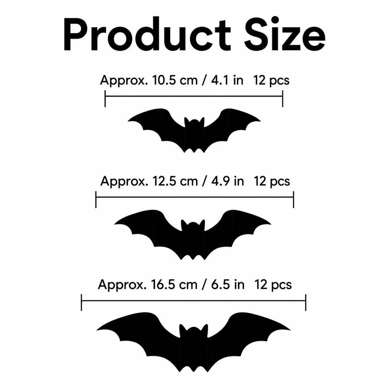 🦇 3D LED Bat Lights – Glowing Halloween Wall Decorations