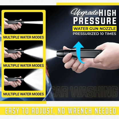 🏠🚗𝑺𝑪𝑵𝑫𝑹® High Pressure Car Wash Water Gun - All-in-One Kit with Power Booster Nozzle⚡