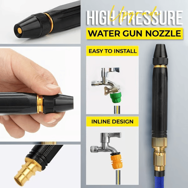 🏠🚗𝑺𝑪𝑵𝑫𝑹® High Pressure Car Wash Water Gun - All-in-One Kit with Power Booster Nozzle⚡