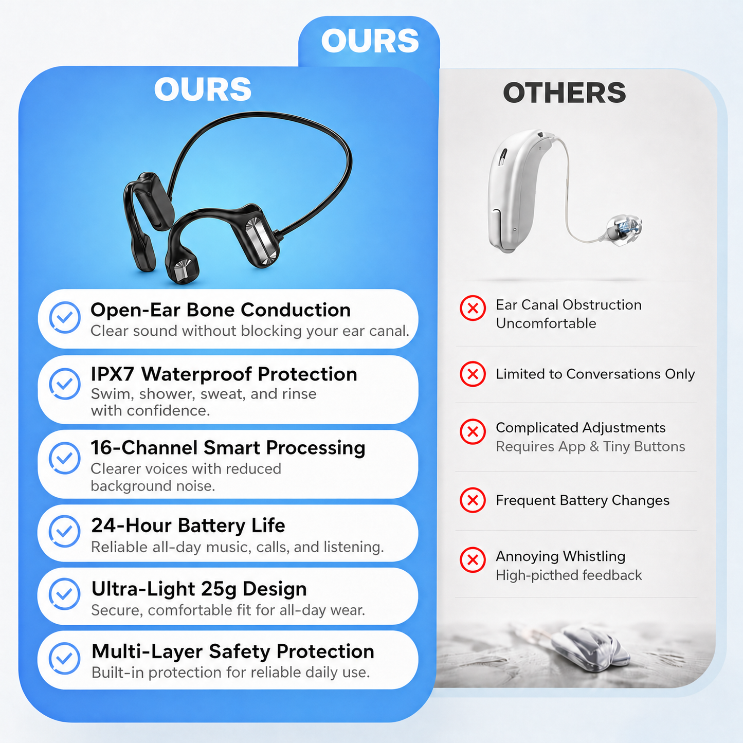 ⏳Limited time 70% discount🔥𝑺𝑪𝑵𝑫𝑹® Bone Conduction Smart Bluetooth Earphones