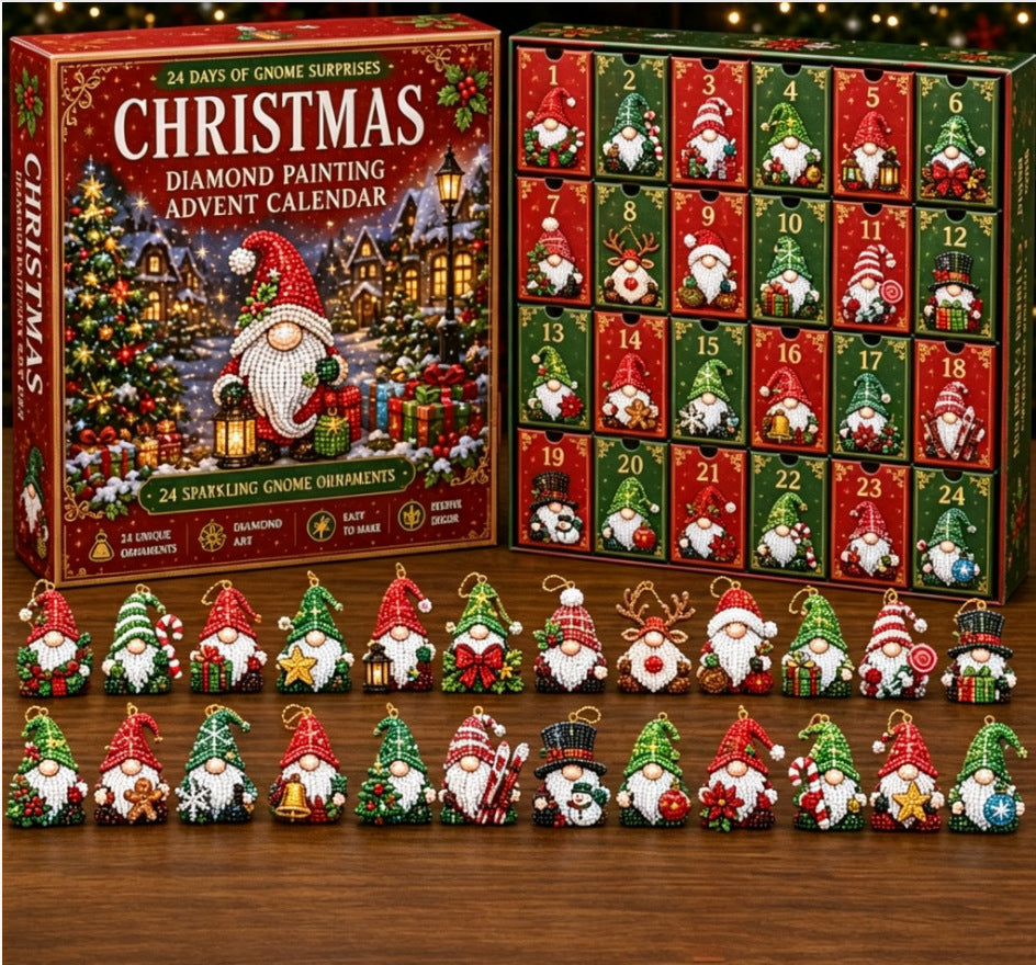 🎃 31 Days of Halloween Surprises™ - Gnome Diamond Painting Advent Calendar