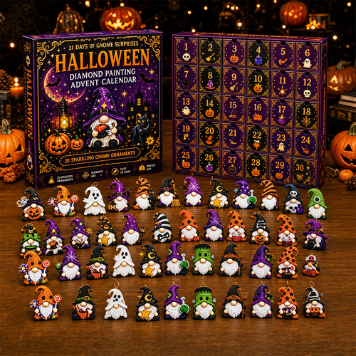 🎃 31 Days of Halloween Surprises™ - Gnome Diamond Painting Advent Calendar