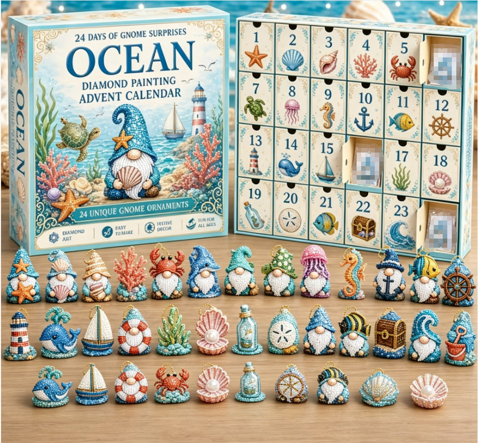🎃 31 Days of Halloween Surprises™ - Gnome Diamond Painting Advent Calendar