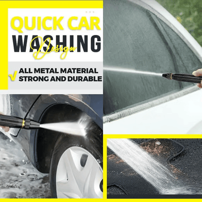 🏠🚗𝑺𝑪𝑵𝑫𝑹® High Pressure Car Wash Water Gun - All-in-One Kit with Power Booster Nozzle⚡