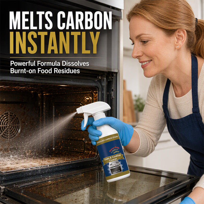 Burnt-On Grease Eraser Spray™ – Spray, Wait & Wipe Away Tough Oven & Cooktop Grime